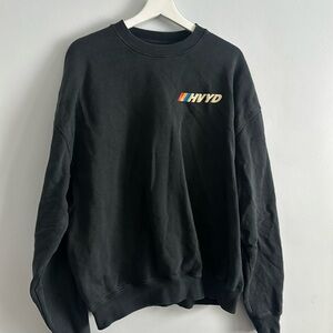 Black HVYD. Crew neck sweater